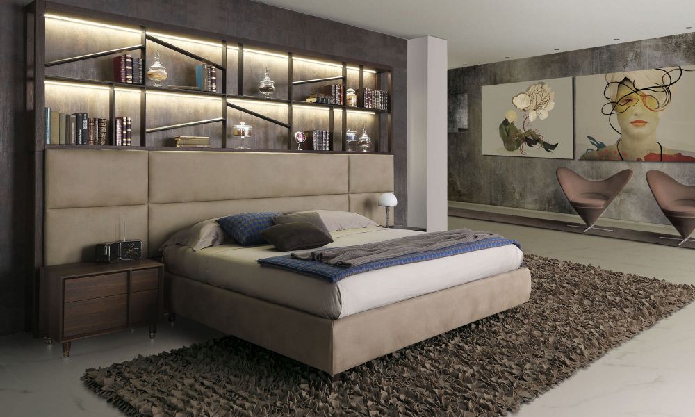 Experience Elegance and Organization with the "Bookcase" Bed!